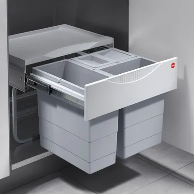 Zdjęcie produktu dla Hailo Tandem 1x12+2x8,5 litra wysuwany ręcznie