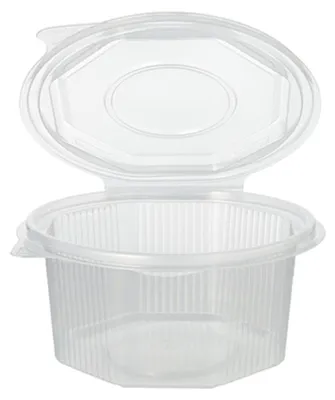 Produktbild von STARPAK Verpackungsbecher eckig, mit Klappdeckel, 500 ml