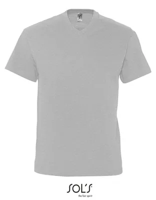 Produktbild von SOLs 11150 | V-Neck Herren Kurzarm T-Shirt Victory - Farbe: Grey Melange - Größe: 3XL