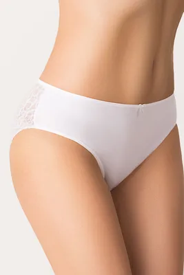 Obrázok produktu pre Vivisence 4004 Dámske nohavičky s normálnym pásom , biele, S