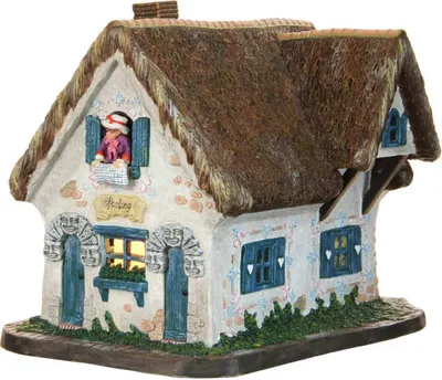 Produktbild von Luville Weihnachtsdorf Vrouw Holle - 19x14x16 cm - Porzellan - Mehrfarbig