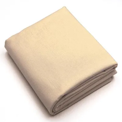 Produktbild von Katoenen Stoffband, 100% Baumwolle, 240 cm breit, , nahtauglich, leichtbraun, 100 cm lang