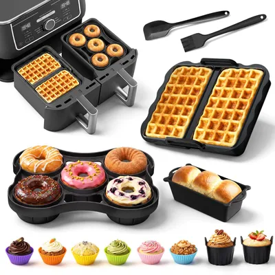 Airfryer Silikonformen, 13-teilig, für Ninja & Cosori