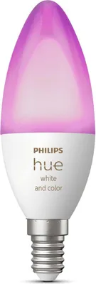 Produktbild von Philips Hue LED Kerze E14 BT 5,3W 470lm White Color Ambiance