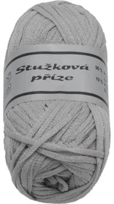 Obrázek produktu pro Příze STUŽKOVÁ - 50 g, 109 m - Šedá