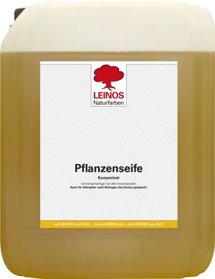 Produktbild von Leinos-Pflanzenseife 930 10 Liter Naturseife – Rückfettender Universalreiniger aus Pflanzenölen für geölte, gewachste & lackierte Flächen – natürlich, ergiebig & biologisch abbaubar
