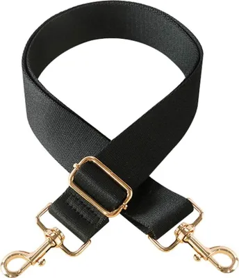 Produktbild von 75cm-135cm Länge Verstellbare Schultergurte Ersatz Taschengurt Tragegurt für Schultertasche,Breiter Schultergurt Verstellbarer Ersatzgürtel für Cross Body Handtasche Geldbörsen, Schwarz