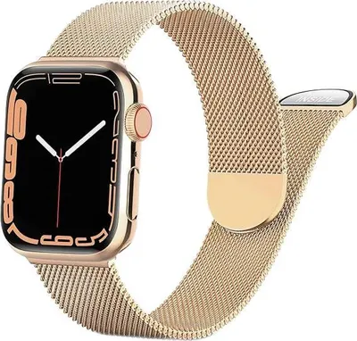 Image de Bracelet pour Apple Watch 1/2/3/4/5/6/7/8/9/SE 38/40/41 mm, or rose