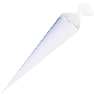 Produktbild von Herlitz Schultüte Basteltüte 70 cm rund, Farbe:weiss