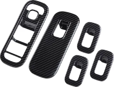 Produktbild von Autofensterschalter Panel Trim Carbonfaserstil Austausch für Mercedesbenz ACLASS W177 2018+