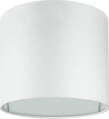 Produktbild von Wogati® Premium Lampenschirm E14/E27 Baumwolle|Farbe: Weiß/Größe: Ø14cm Höhe 12,3cm