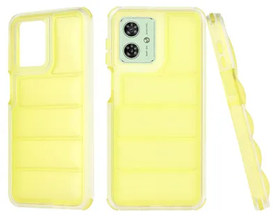 Zdjęcie produktu dla Etui Techsuit Wave Shield na Motorola Moto G54 – żółte