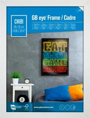Produktbild von GBEYE - MDF White Frame - Chibi 52 x 38cm -