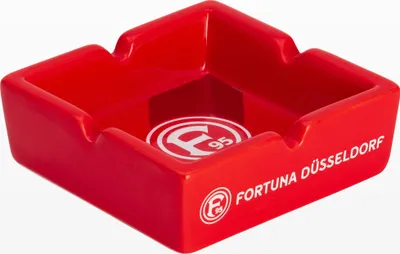 Produktbild von Fortuna Düsseldorf Aschenbecher rot