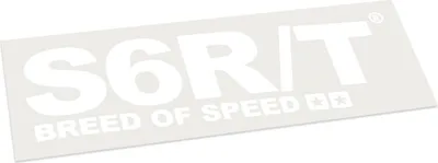 Image de Étiquette adhésive avec logo STAGE6 R/T inscription 140 x 48 mm blanc