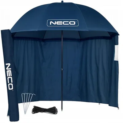 Produktbild von ANGELSCHIRM ZELT 220 cm NECO NAVY BLUE WASSERDICHT MIT TASCHE