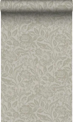 Produktbild von Origin Wallcoverings Tapete Blumen Hellbraun 53 cm x 10.05 m