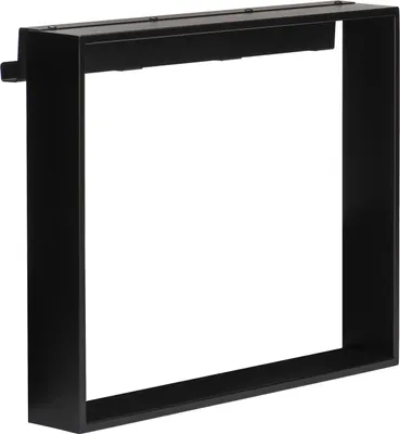 Zdjęcie produktu dla ShowerNIZR® półka prysznicowa Obsidian Black - półka pod prysznic bez wiercenia do zawieszenia na ściance ze stali nierdzewnej z 4 haczykami
