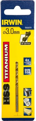 Produktbild von Irwin Metallbohrer HSS-Tin 3,0x61x33mm