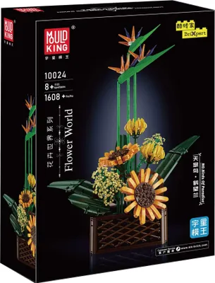 Immagine prodotto di Mould King 10024 Uccello del paradiso fiore morsetto blocchi da costruzione 1608pcs giocattolo kit di costruzione-NEW-OVP