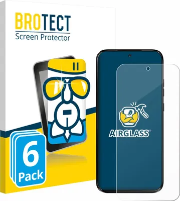 Produktbild von 6x BROTECT Schutzglas für Motorola Moto G67 9H kratzfest klar