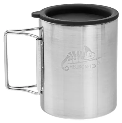 Produktbild von Helikon-Tex Thermal mug with lid 250 ml Silver Black