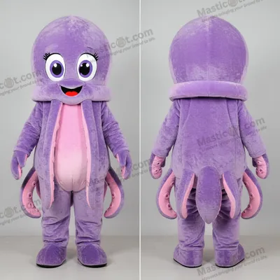 Immagine prodotto di Costume MASTICOT Gonfiabile di Polpo Cartone Animato in Peluche Lavanda