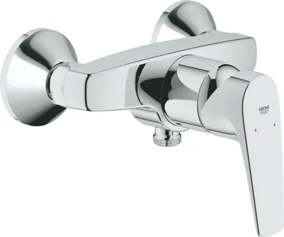 Produktbild von GROHE Einhebel-Brausebatterie BauFlow 23 Wandmontage chrom
