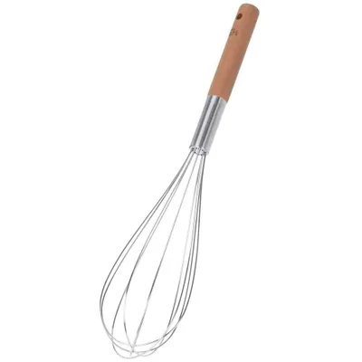 Produktbild von EXCELLENT HOUSEWARE Rührbesen SCHNEEBESEN Handschneebesen 30 cm mit Holzgriff