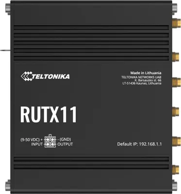 Produktbild von TELTONIKA RUTX11 LTE/4G Industrie Router