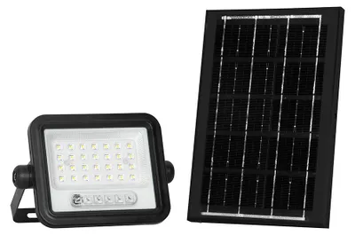 Immagine prodotto di V-TAC Faro LED alimentazione Solare 5W con Sensore Crepuscolare + Telecomando CCT 7in1 2000K-8000K IP65