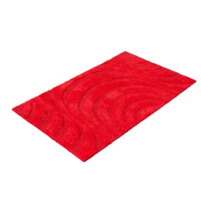 Produktbild von PANA® Badematten aus Baumwolle - 60 x 100 cm - versch. Farben, Farben:Rot