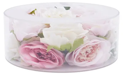 Obrázok produktu pre Akryllový podnos na tortu – sada 2 kusov – 15 cm a 25 cm – podnos na dezerty na bufet – oslava narodenín – priehľadný