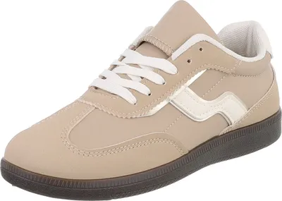 Produktbild von Ital-Design Damen Freizeitschuhe  Wildlederoptik, Lederoptik Sneakers Low 88519462 Hellbraun Gr.  36