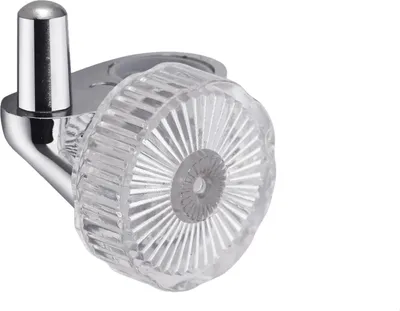Immagine prodotto di Scorrimento per porta doccia, da fissare a barra a parete, con perno a innesto. Accessorio per doccia, materiale: plastica, finitura: cromo/acrilico. Codice prodotto: 66410
