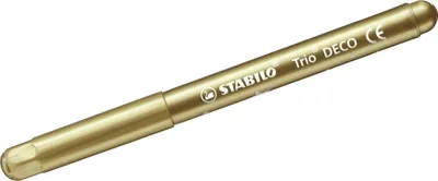 Produktbild von Fasermaler Trio Deco Etui VE=12x8 Farben