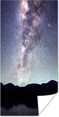 Produktbild von MuchoWow® Poster Universum - Galaxie - Sternenhimmel - Jungen - Mädchen - Kinder 80x160 cm - Kinderzimmer