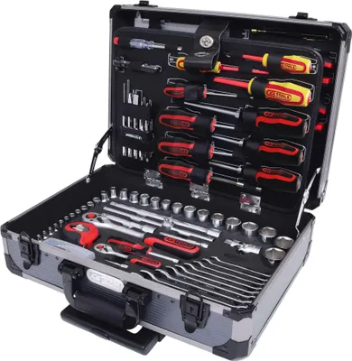 Produktbild von KS Tools 1/4 +1/2  Universal Werkzeug-Satz 130-tlg. 911.0630
