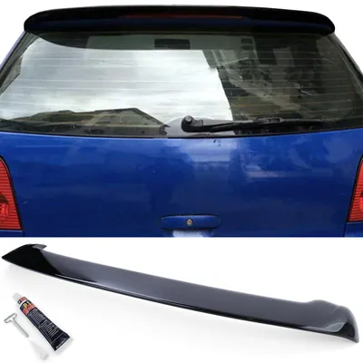 Produktbild von Dachspoiler Heckspoiler schwarz glänzend für VW Polo 9N 2001-2009
