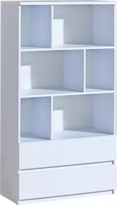 Obrázek produktu pro Vysoký regál se šuplíky CARYM - bílý
