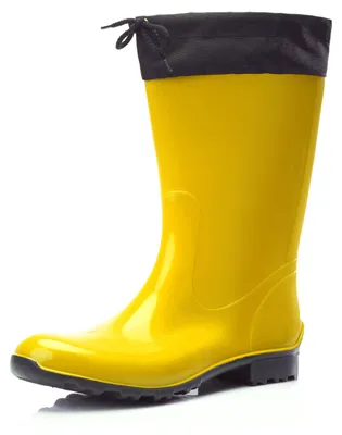 Produktbild von Ladeheid Damen Gummistiefel mit Stulpe LA-968 (Gelb/Schwarz, 36)