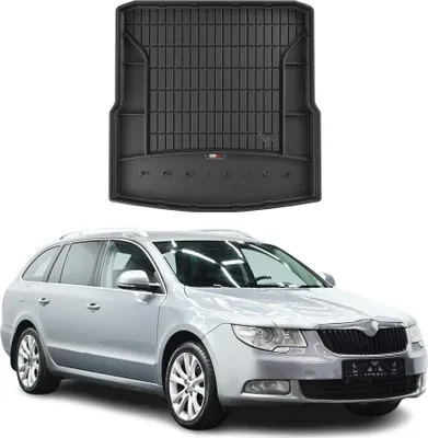 Produktbild von OMAC Gummi Kofferraumwanne für Skoda Superb Kombi 2008-2015 Laderaumwanne