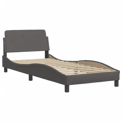 Obrázek produktu pro Rám postele Dover šedý 80 x 200 cm umělá kůže