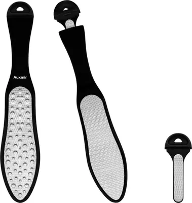 Produktbild von Hornhautentferner 3 in 1 Fußfeile Edelstahl Pediküre Hornhaut entfernen
