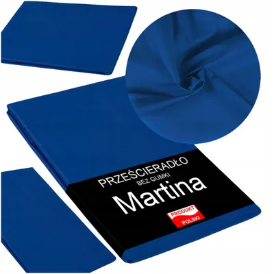 Obrázek produktu pro Bavlněné prostěradlo bez gumy 220x200 cm chrpové