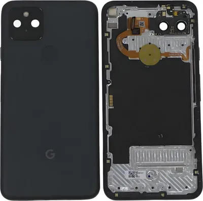 Produktbild von Original Google Pixel 5 GTT9Q Akkudeckel Rückseite Schwarz Akzeptabel