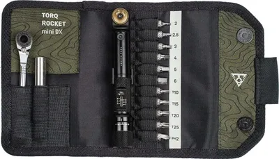Image de Clé dynamométrique Topeak Torq Rocket mini DX 1-6 Nm avec jeu d'embouts TT2607