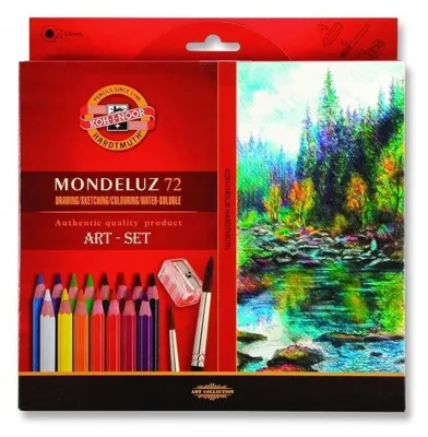 Produktbild von KOH-I-NOOR Aquarellstifte Mondeluz 3714 - 72 Stück