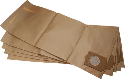 Produktbild von vhbw 5x Staubbeutel kompatibel mit Bosch PAS 12-50 F, GAS 12-50 RF Staubsauger - 31cm x 27,5cm braun