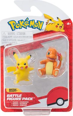 Image de Figurines Pokémon - 2 packs Asst (Charmander&Pikacu, Squirtle&Pikacu, Bulbusaur&Pikacu)